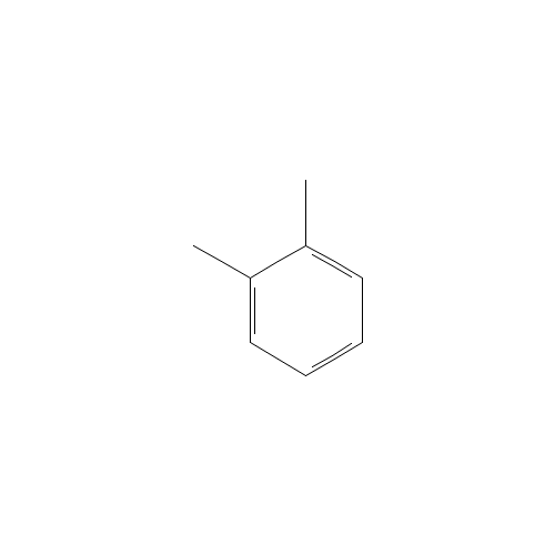 o-xylene (CAS: 95-47-6) - Chemical Structure and Molecular Formula 