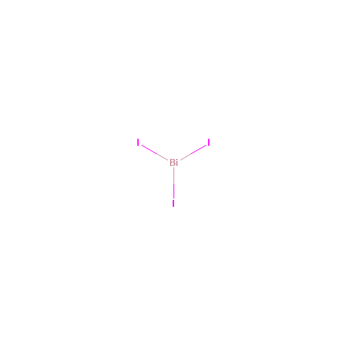 Bismuth(3+) triiodide (CAS: 7787-64-6) - Chemical Structure and Molecular Formula 