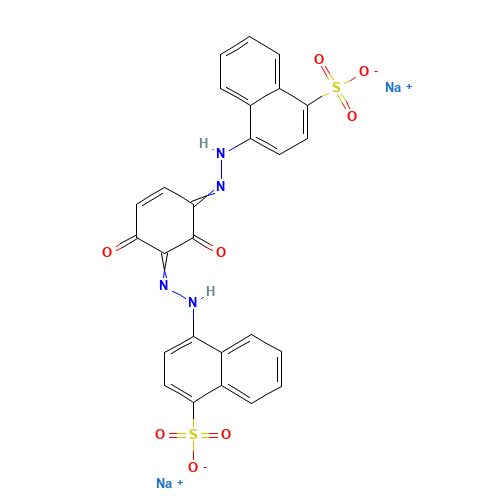Disodium 4,4'-[(2,4-dihydroxy-1,3-phenylene)di-2,1-diazenediyl]di(1-naphthalenesulfonate) (CAS: 5850-16-8) - Related Chemical Product