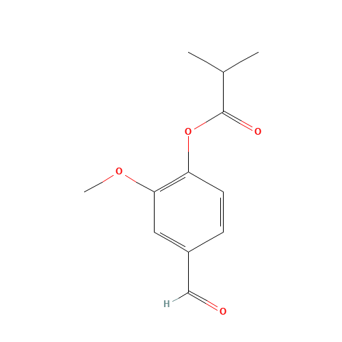 4-formyl-2-methoxyphenyl 2-methylpropanoate (CAS: 20665-85-4) - Related Chemical Product