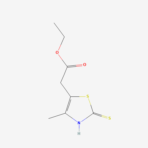 Ethyl (4-methyl-2-sulfanyl-1,3-thiazol-5-yl)acetate (CAS: 111874-19-2) - Related Chemical Product