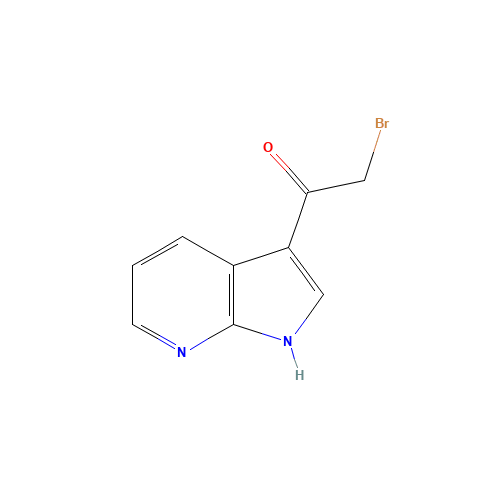 2-Brom-1-(1H-pyrrolo[2,3-b]pyridin-3-yl)ethanon (CAS: 90929-73-0) - Related Chemical Product