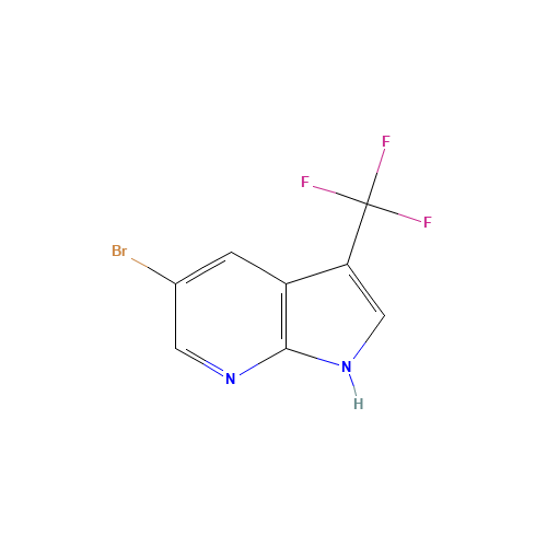 5-Bromo-3-(trifluoromethyl)-1H-pyrrolo[2,3-b]pyridine (CAS: 1150618-36-2) - Related Chemical Product