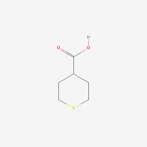 Tetrahydro-2H-thiopyran-4-carboxylic acid (CAS: 89489-53-2) - Chemical Structure and Molecular Formula 