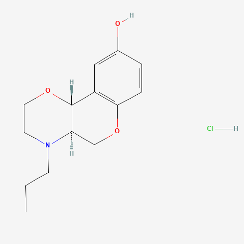 (4aR,10bR)-4-Propyl-3,4,4a,10b-tetrahydro-2H,5H-chromeno[4,3-b][1,4]oxazin-9-ol hydrochloride (1:1) (CAS: 300576-59-4) - Related Chemical Product