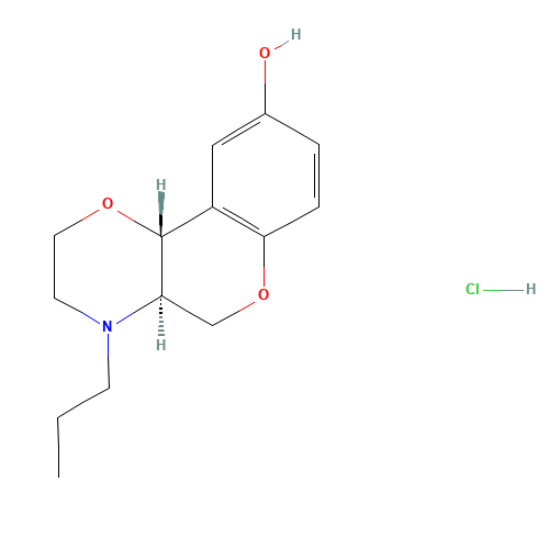 (4aR,10bR)-4-Propyl-3,4,4a,10b-tetrahydro-2H,5H-chromeno[4,3-b][1,4]oxazin-9-ol hydrochloride (1:1) (CAS: 300576-59-4) - Related Chemical Product