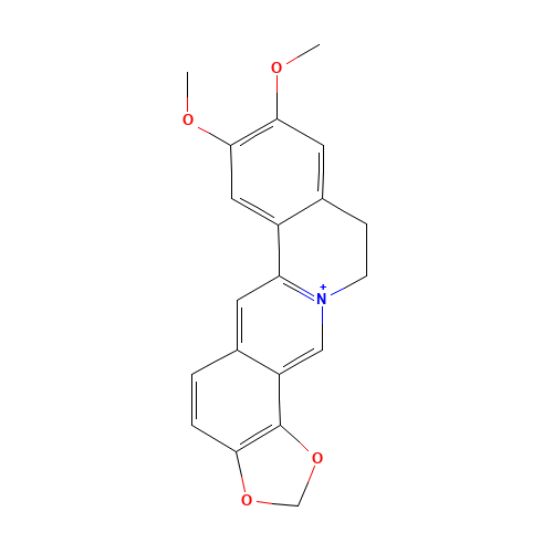 Benz(a)-1,3-benzodioxolo(4,5-g)quinolizinium, 11,12-dihydro-8,9-dimethoxy- (CAS: 6873-09-2) - Related Chemical Product