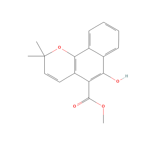 Methyl 6-hydroxy-2,2-dimethyl-2H-benzo[h]chromene-5-carboxylate (CAS: 55481-88-4) - Related Chemical Product