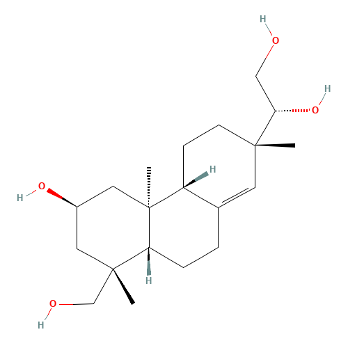 (2b,5b,9b,10a,13a,15R)-Pimar-8(14)-ene-2,15,16,18-tetrol (CAS: 52659-56-0) - Related Chemical Product