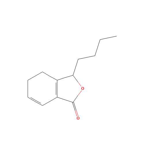 3-Butyl-4,5-dihydro-2-benzofuran-1(3H)-one (CAS: 62006-39-7) - Chemical Structure and Molecular Formula 