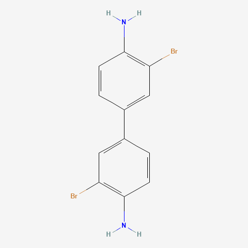 3,3'-dibromobenzidine (CAS: 34237-98-4) - Chemical Structure and Molecular Formula 