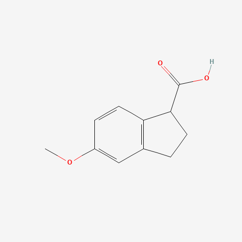 5-Methoxy-1-indanecarboxylic acid (CAS: 116854-10-5) - Chemical Structure and Molecular Formula 