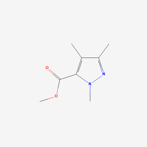 Methyl 1,3,4-trimethyl-1H-pyrazole-5-carboxylate (CAS: 773136-70-2) - Chemical Structure and Molecular Formula 