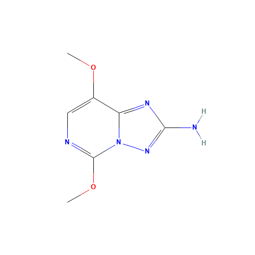 5,8-Dimethoxy[1,2,4]triazolo[1,5-c]pyrimidin-2-amine (CAS: 219715-62-5) - Related Chemical Product