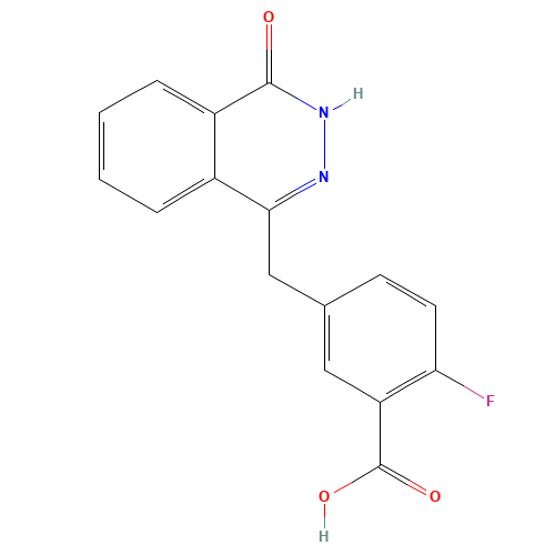 2-Fluoro-5-[(4-oxo-3,4-dihydrophthalazin-1-yl)methyl]benzoic acid (CAS: 763114-26-7) - Related Chemical Product