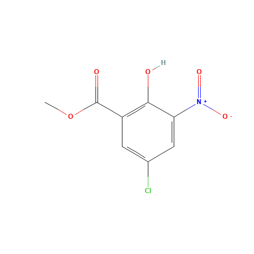 benzoic acid, 5-chloro-2-hydroxy-3-nitro-, methyl ester (CAS: 5043-79-8) - Related Chemical Product