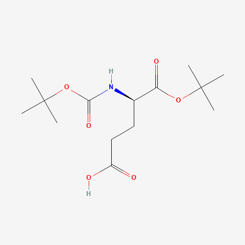 (4R)-5-[(2-Methyl-2-propanyl)oxy]-4-({[(2-methyl-2-propanyl)oxy]carbonyl}amino)-5-oxopentanoic acid (non-preferred name) (CAS: 73872-71-6) - Related Chemical Product