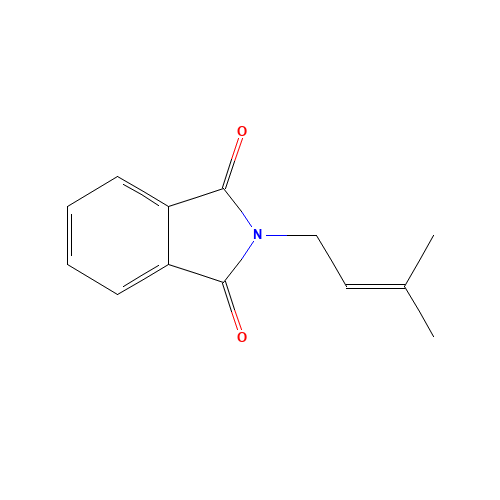 2-(3-Methylbut-2-en-1-yl)-1H-isoindole-1,3(2H)-dione (CAS: 15936-45-5) - Related Chemical Product