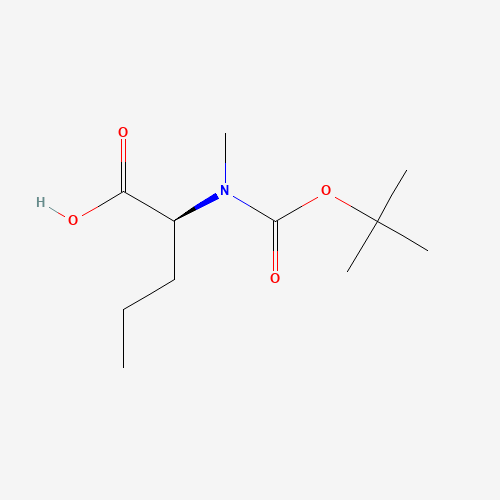 N-Methyl-N-{[(2-methyl-2-propanyl)oxy]carbonyl}-L-norvaline (CAS: 136092-78-9) - Related Chemical Product