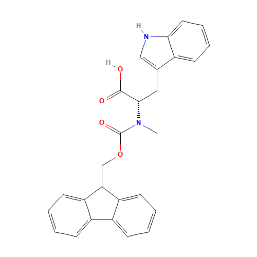 (2R)-2-[9H-fluoren-9-ylmethoxycarbonyl(methyl)amino]-3-(1H-indol-3-yl)propanoic acid (CAS: 112913-63-0) - Related Chemical Product