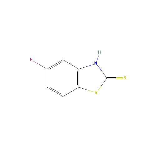 5-fluoro-1,3-benzothiazole-2-thiol (CAS: 155559-81-2) - Chemical Structure and Molecular Formula 
