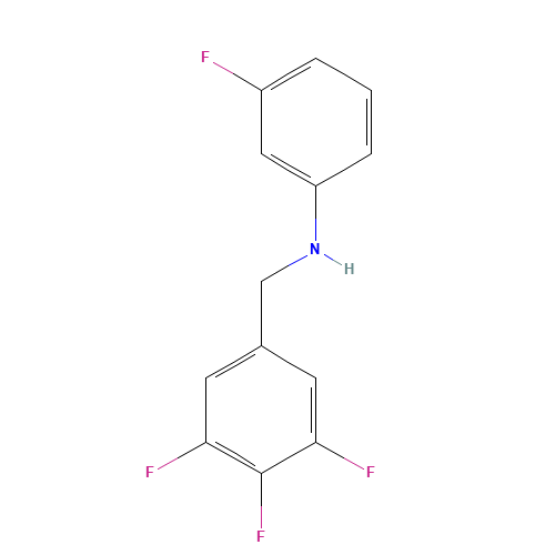 3-Fluoro-N-(3,4,5-trifluorobenzyl)aniline (CAS: 637744-49-1) - Related Chemical Product