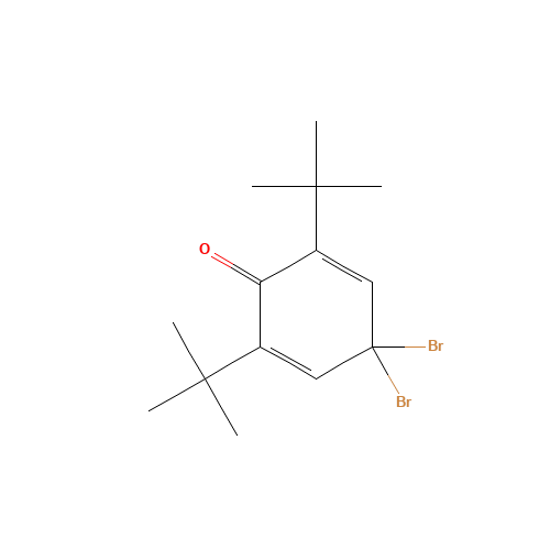 4,4-Dibromo-2,6-bis(2-methyl-2-propanyl)-2,5-cyclohexadien-1-one (CAS: 1144-36-1) - Related Chemical Product