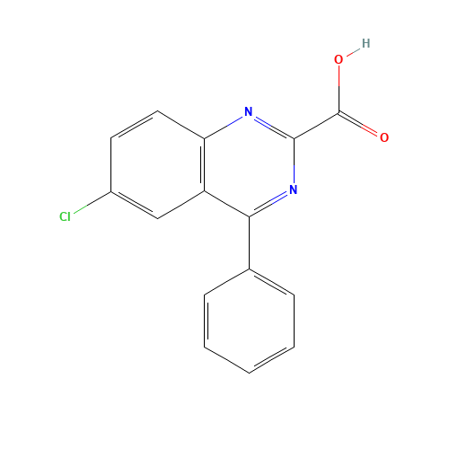 6-Chloro-4-phenyl-2-quinazolinecarboxylic acid (CAS: 5958-08-7) - Related Chemical Product