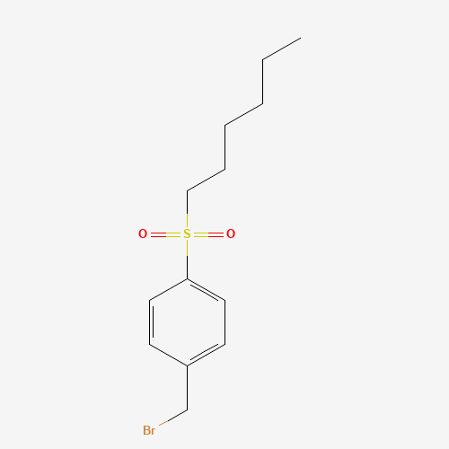 1-(Bromomethyl)-4-(hexylsulfonyl)benzene (CAS: 136528-93-3) - Related Chemical Product