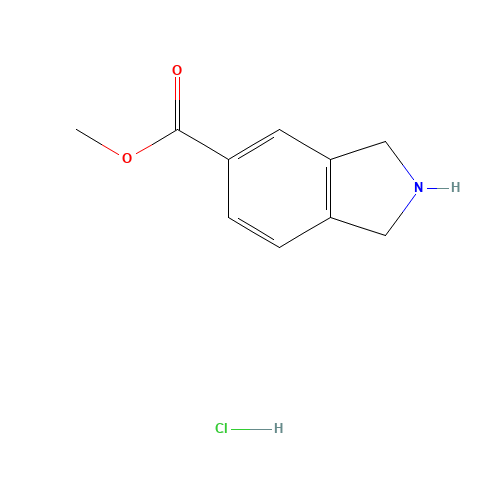 Methyl 5-isoindolinecarboxylate hydrochloride (1:1) (CAS: 127168-93-8) - Related Chemical Product