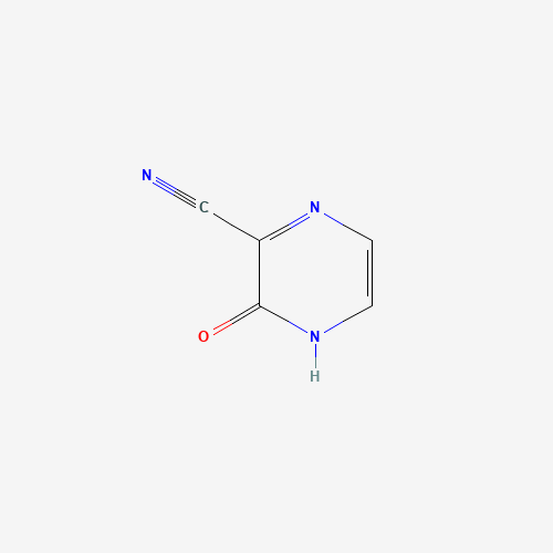 3-Oxo-3,4-dihydro-2-pyrazinecarbonitrile (CAS: 81411-78-1) - Chemical Structure and Molecular Formula 