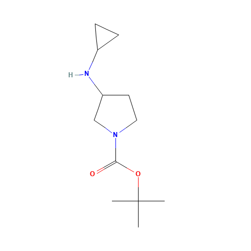 2-Methyl-2-propanyl 3-(cyclopropylamino)-1-pyrrolidinecarboxylate (CAS: 887587-25-9) - Related Chemical Product