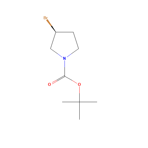 2-Methyl-2-propanyl (3S)-3-bromo-1-pyrrolidinecarboxylate (CAS: 569660-89-5) - Related Chemical Product