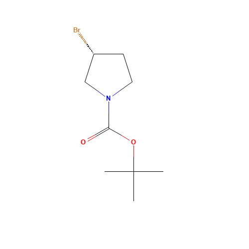 2-Methyl-2-propanyl (3R)-3-bromo-1-pyrrolidinecarboxylate (CAS: 569660-97-5) - Related Chemical Product