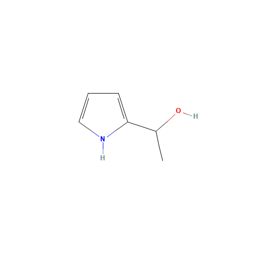 1-(1H-Pyrrol-2-yl)ethanol (CAS: 56423-57-5) - Chemical Structure and Molecular Formula 