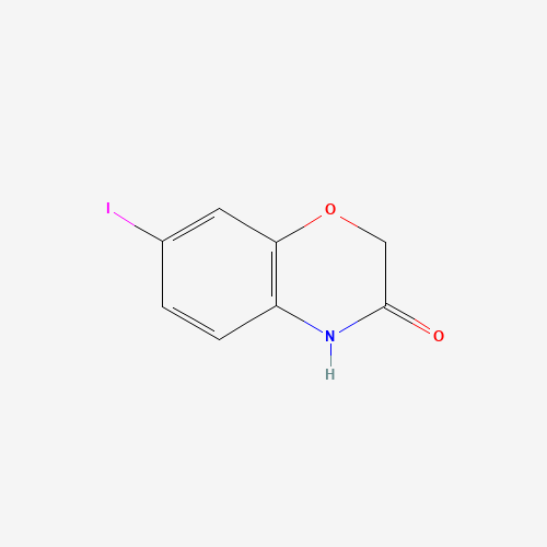 7-Iodo-2H-1,4-benzoxazin-3(4H)-one (CAS: 874840-87-6) - Chemical Structure and Molecular Formula 