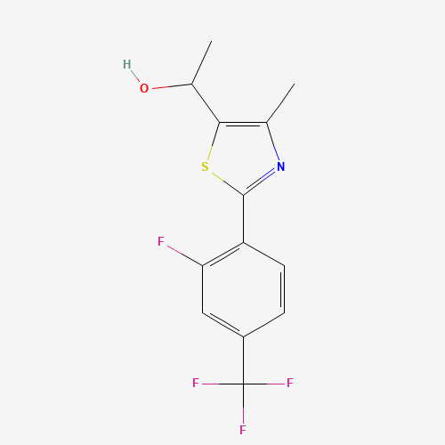 [2-[2-fluoro-4-(trifluoromethyl)phenyl]-4-methyl-thiazol-5-yl]methanol (CAS: 447406-75-9) - Related Chemical Product