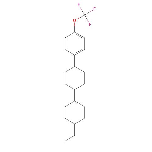 4-Ethyl-4'-[4-(trifluoromethoxy)phenyl]-1,1'-bi(cyclohexyl) (CAS: 135734-59-7) - Related Chemical Product