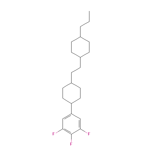 1,2,3-Trifluoro-5-{trans-4-[2-(trans-4-propylcyclohexyl)ethyl]cyclohexyl}benzene (CAS: 131819-24-4) - Related Chemical Product