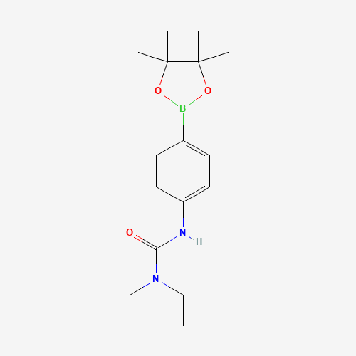 1,1-Diethyl-3-[4-(4,4,5,5-tetramethyl-1,3,2-dioxaborolan-2-yl)phenyl]urea (CAS: 874290-94-5) - Related Chemical Product