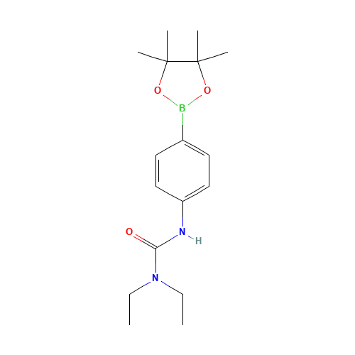 1,1-Diethyl-3-[4-(4,4,5,5-tetramethyl-1,3,2-dioxaborolan-2-yl)phenyl]urea (CAS: 874290-94-5) - Related Chemical Product
