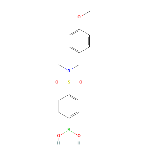 {4-[(4-Methoxybenzyl)(methyl)sulfamoyl]phenyl}boronic acid (CAS: 913835-54-8) - Related Chemical Product