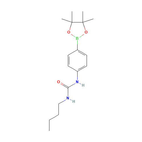 1-Butyl-3-[4-(4,4,5,5-tetramethyl-1,3,2-dioxaborolan-2-yl)phenyl]urea (CAS: 850567-59-8) - Related Chemical Product