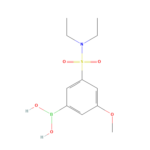 [3-(Diethylsulfamoyl)-4-methoxyphenyl]boronic acid (CAS: 871333-03-8) - Related Chemical Product