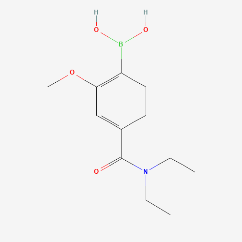 [4-(Diethylcarbamoyl)-2-methoxyphenyl]boronic acid (CAS: 913835-34-4) - Related Chemical Product