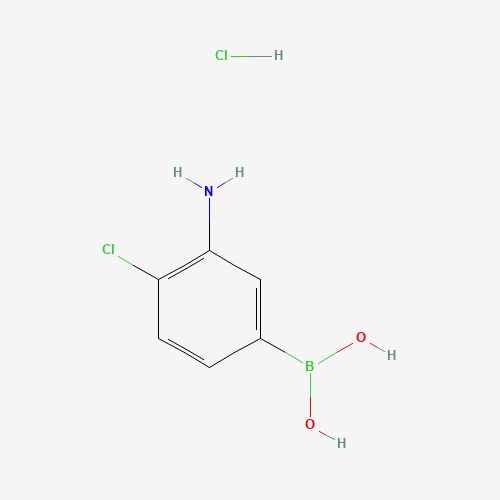 (3-Amino-4-chlorophenyl)boronic acid (CAS: 850568-45-5) - Related Chemical Product