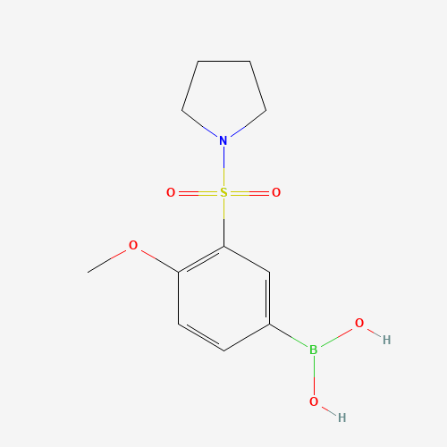 [4-Methoxy-3-(1-pyrrolidinylsulfonyl)phenyl]boronic acid (CAS: 874219-52-0) - Related Chemical Product