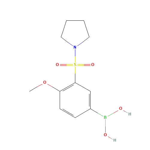 [4-Methoxy-3-(1-pyrrolidinylsulfonyl)phenyl]boronic acid (CAS: 874219-52-0) - Related Chemical Product