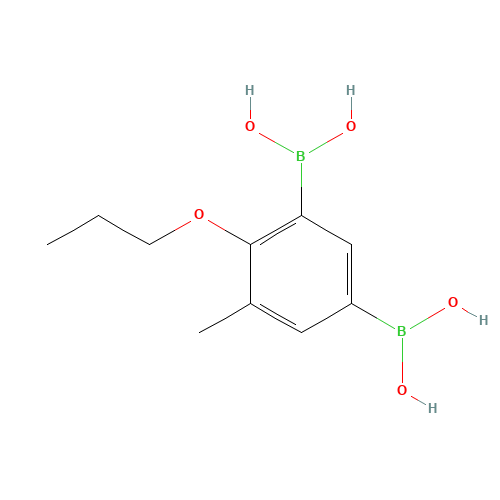 (5-Methyl-4-propoxy-1,3-phenylene)diboronic acid (CAS: 850568-70-6) - Related Chemical Product