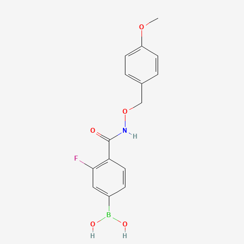 [3-Fluoro-4-({[(4-methoxybenzyl)oxy]carbonyl}amino)phenyl]boronic acid (CAS: 913835-49-1) - Related Chemical Product